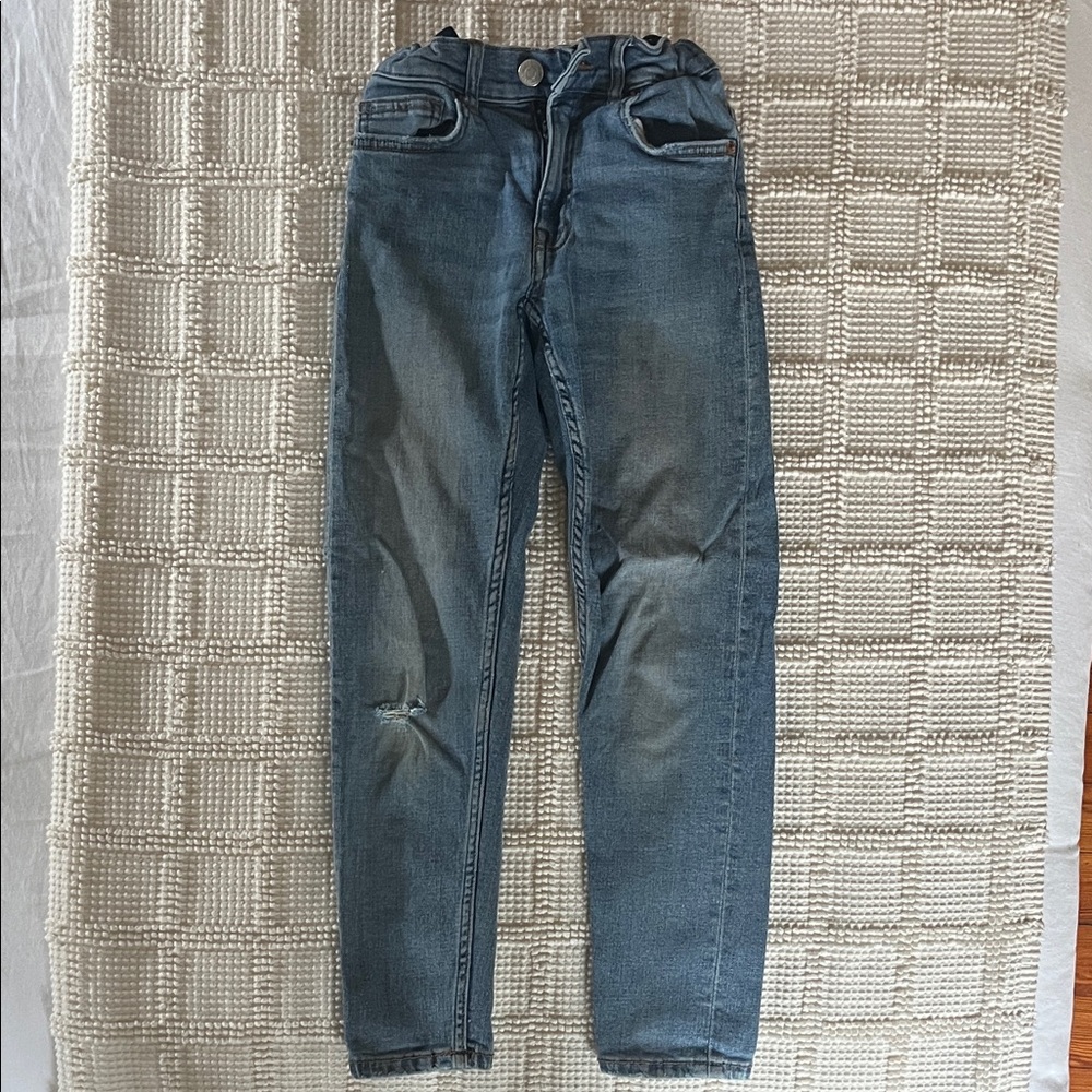 Zara Girl’s Faded Blue Skinny Jeans